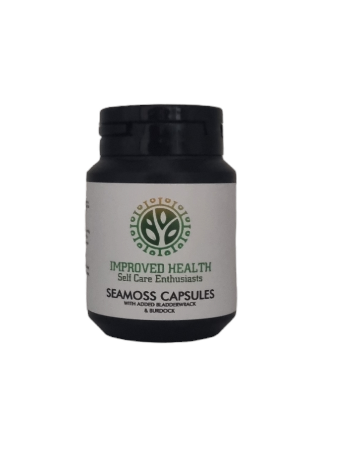 Seamoss Capsules With Added Bladderwrack and Burock Root