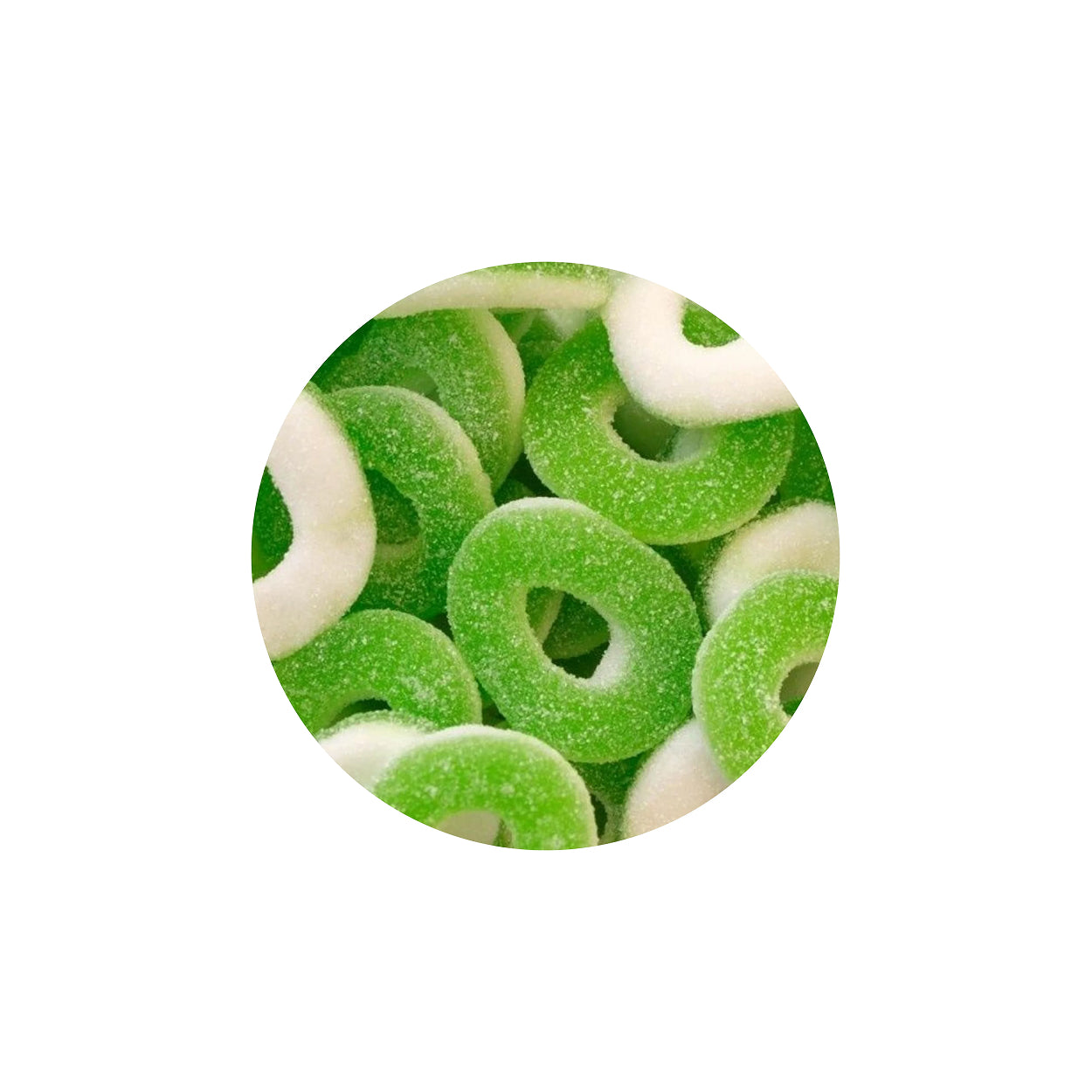 Sugar Coated Apple Rings 40mg