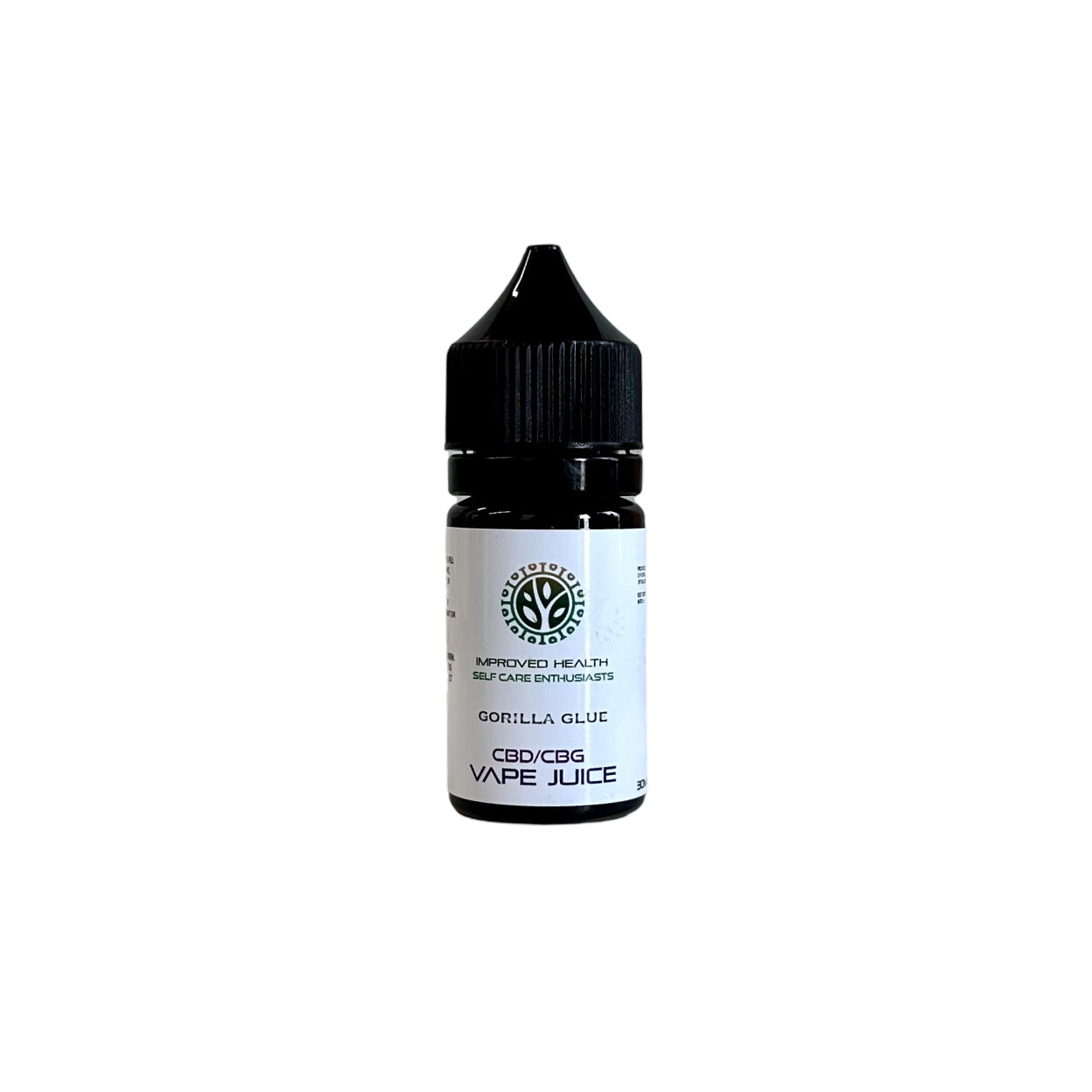 Gorilla Glue CBD Vape Juice - 2000mg CBD, 500mg CBG, Indica Dominant, 30ml IMPROVED HEALTH Gorilla Glue CBD Vape Juice - 2000mg CBD, 500mg CBG, Indica Dominant, 30ml IMPROVED HEALTH