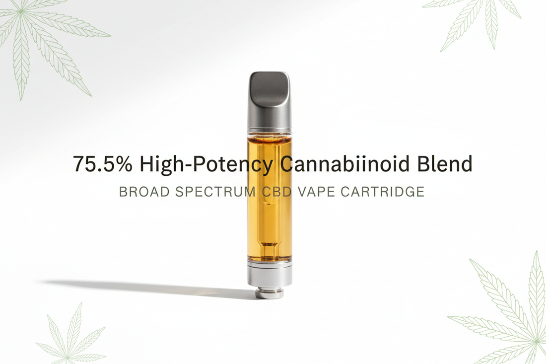 Complete Guide to Broad Spectrum CBD Vape Cart 75.5% – High-Potency Cannabinoid Blend | 1ml - Benefits and Usage
