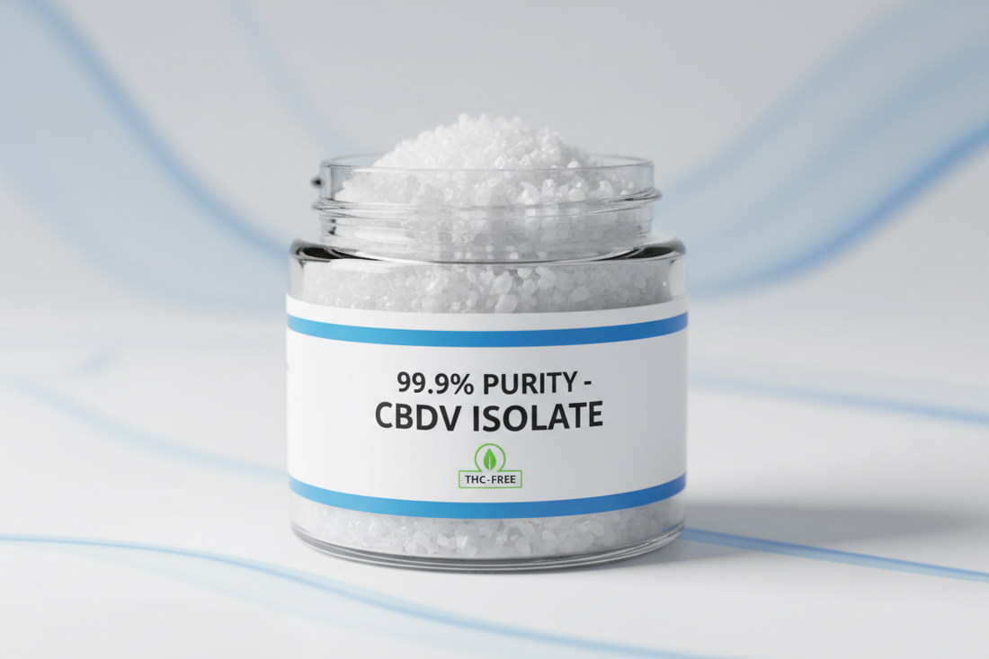 Complete Guide to CBDV Isolate 99.9% – Ultra-Pure Cannabidivarin | 1g THC-Free Extract - Benefits and Usage