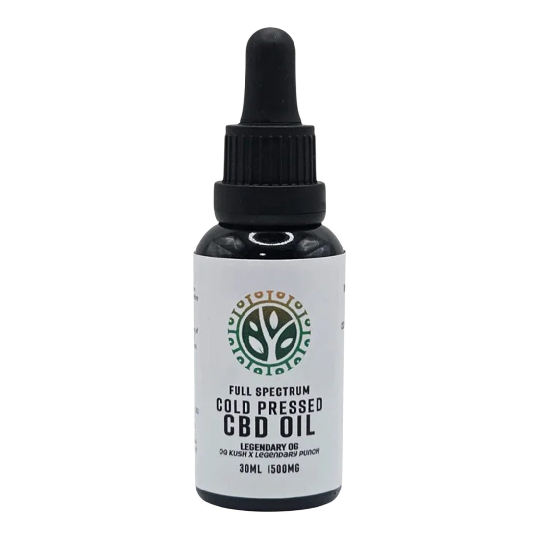 Improved Health's Cold-Pressed Full-Spectrum CBD Oil 1500mg | Legendary OG Strain | 30ml