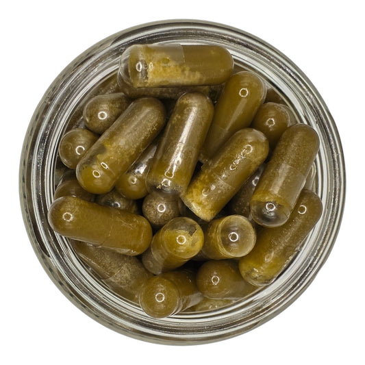 Cold Pressed Organic Indica CBD Capsules – 50mg Full Spectrum Cannabinoids