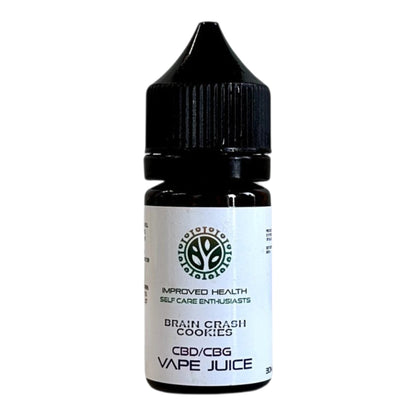 Brain Crasher OG CBD Vape Juice 2500mg – Broad Spectrum CBD + CBG | 30ml