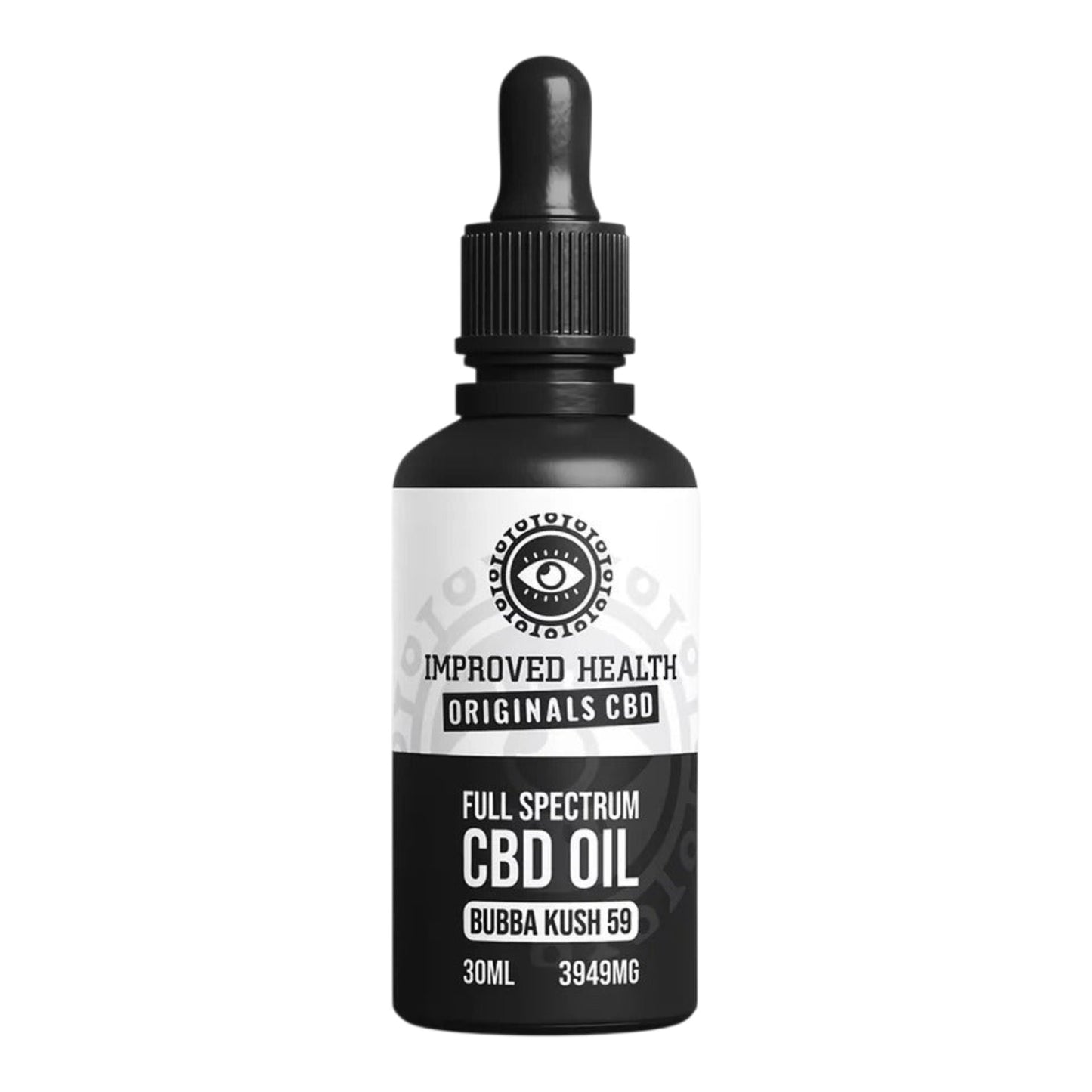 Cold-Pressed Full Spectrum Improved Health x Originals Bubba Kush 59 CBD Oil 3948mg/30ml