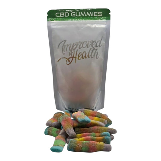 Broad Spectrum Neon Bottle CBD Gummies – 40mg