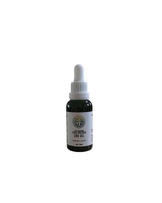 Cold Pressed Full Spectrum CBG Oil 1500mg – Oregon White CBG Strain | 30ml