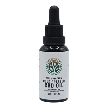 Full-Spectrum Cold Pressed Indica CBD Oil 1500mg/30ml Legendary OG