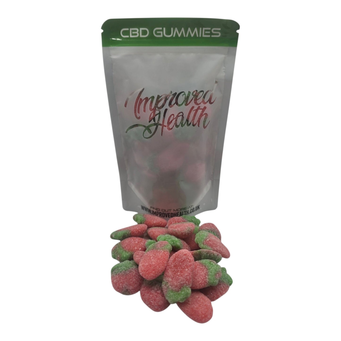 Wild Strawberry CBD Gummies |40mg Broad Spectrum | Halal & Lab-Tested