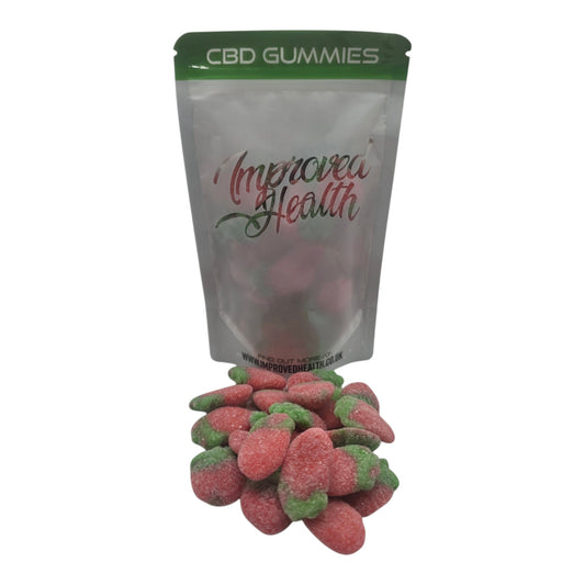 Wild Strawberry CBD Gummies |40mg Broad Spectrum | Halal & Lab-Tested